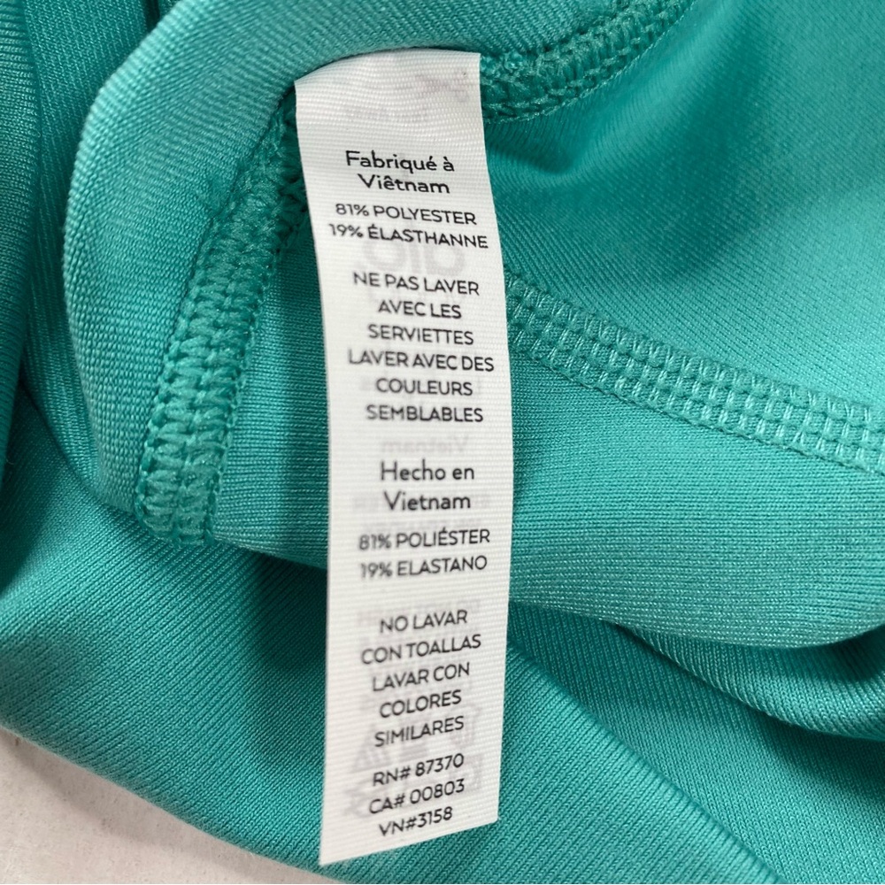 Alo Yoga High-Waist Airbrush Legging Leggings Ocean Teal Color Size Large W5473R - Picture 8 of 8